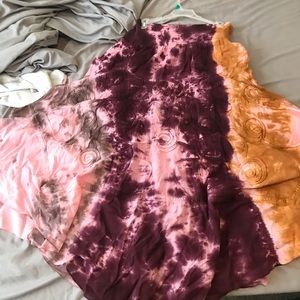NWOT bohemian tie dye skirt